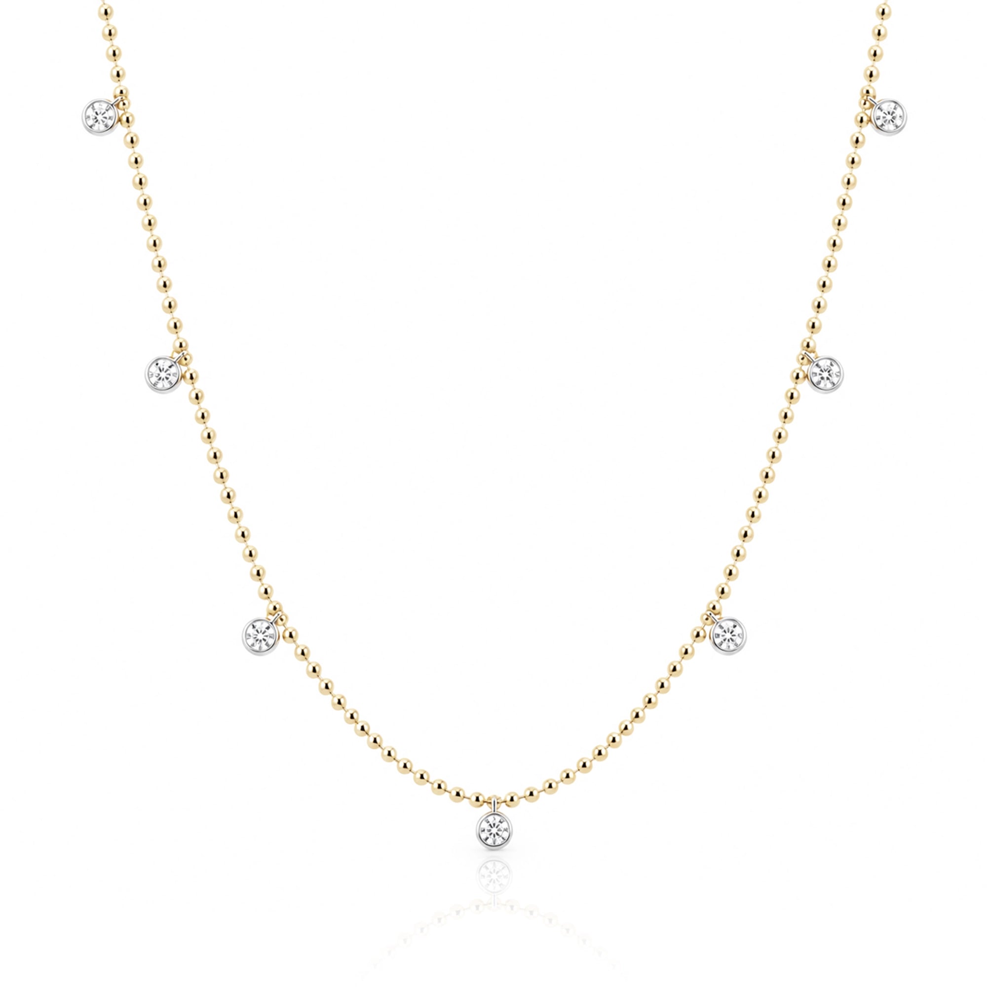 0.29 Carat Designer Diamond Necklace