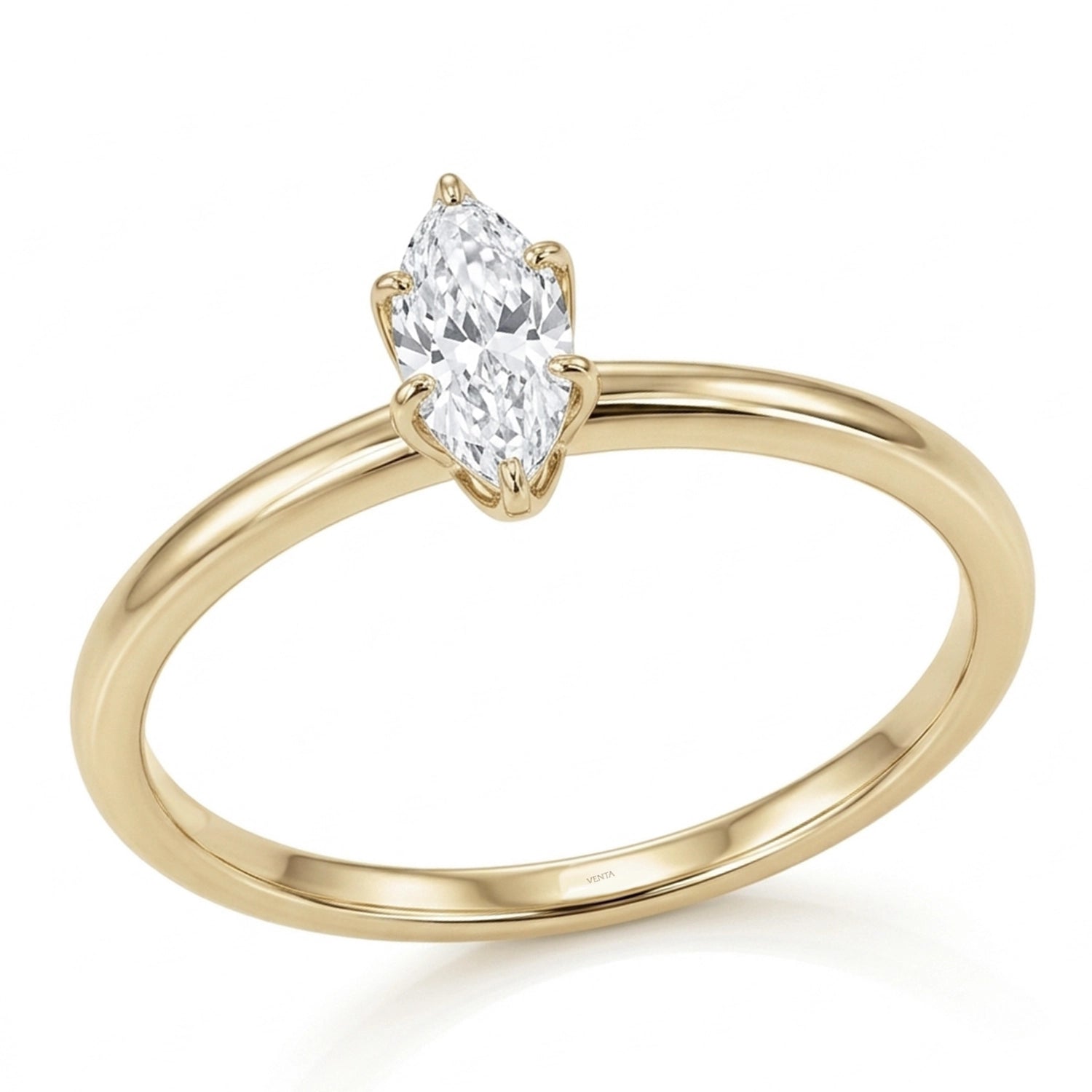 0.19 Carat Designer Solitaire Diamond Ring