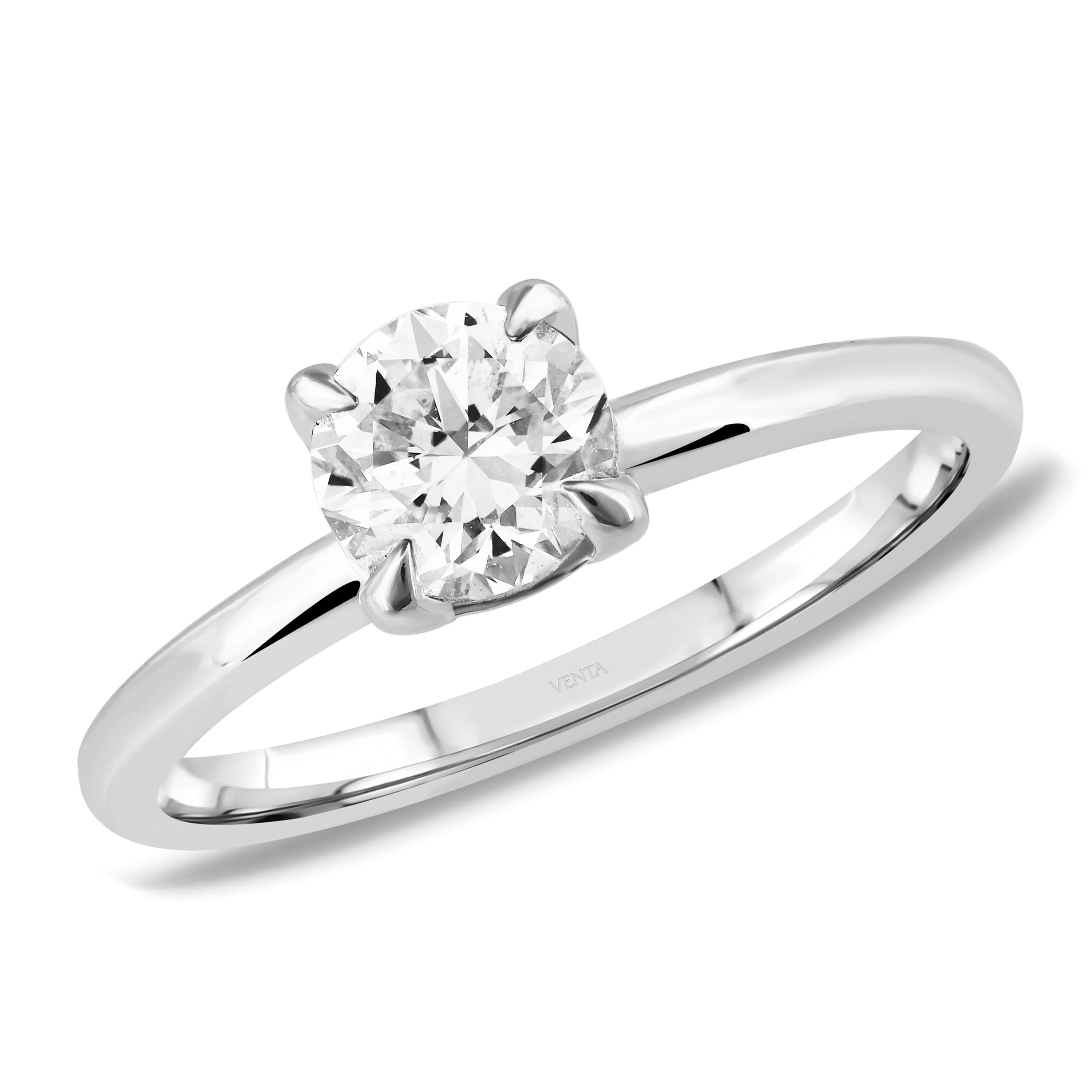 HRD Sertifikalı 0,70 Karat Tektaş Pırlanta Yüzük - Venta Jewelry