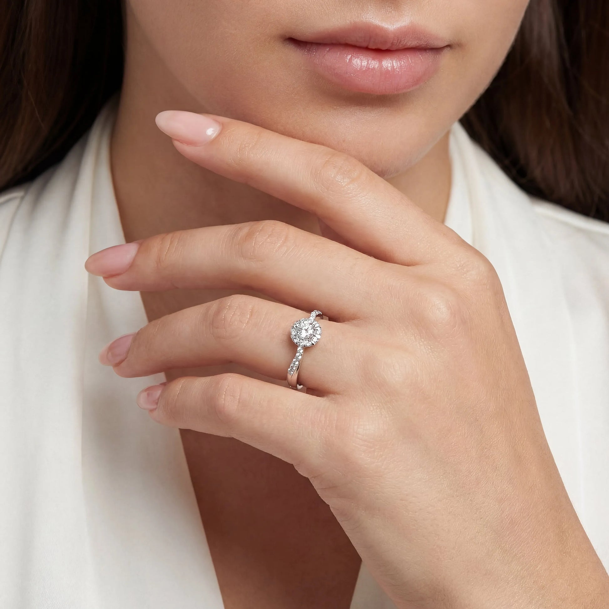 HRD Sertifikalı 0,90 Karat D Renk Fantazi Tektaş Pırlanta Yüzük, D Renk SI1 - Venta Jewelry
