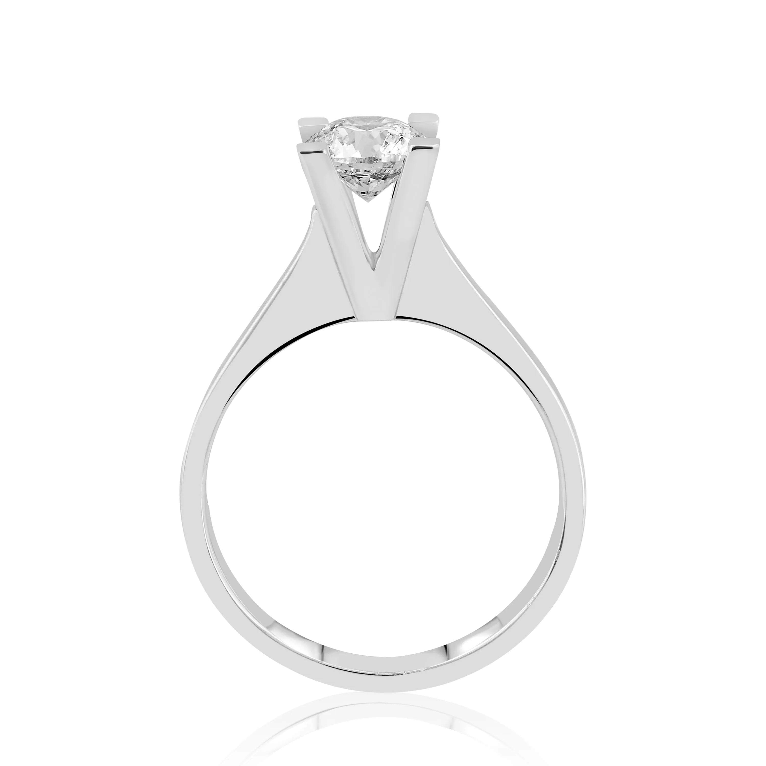 Tektaş Pırlanta Yüzük, G Renk VS2 - Venta Jewelry