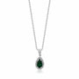 0,30 Karat Pırlantalı Zümrüt Kolye - Venta Jewelry