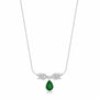 0,77 Karat Pırlantalı Zümrüt Kolye - Venta Jewelry