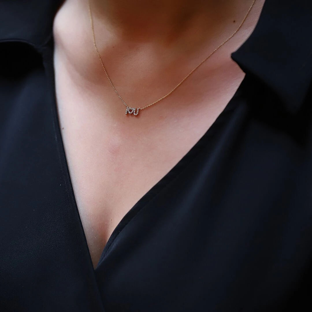 0,10 Karat Pırlanta Kolye