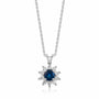 0,51 Karat Pırlantalı Safir Kolye - Venta Jewelry