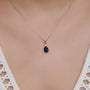 1,63 Karat Pırlanta Safir Kolye "Abis" - Venta Jewelry