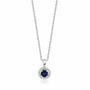 0,88 Karat Pırlantalı Safir Kolye - Venta Jewelry