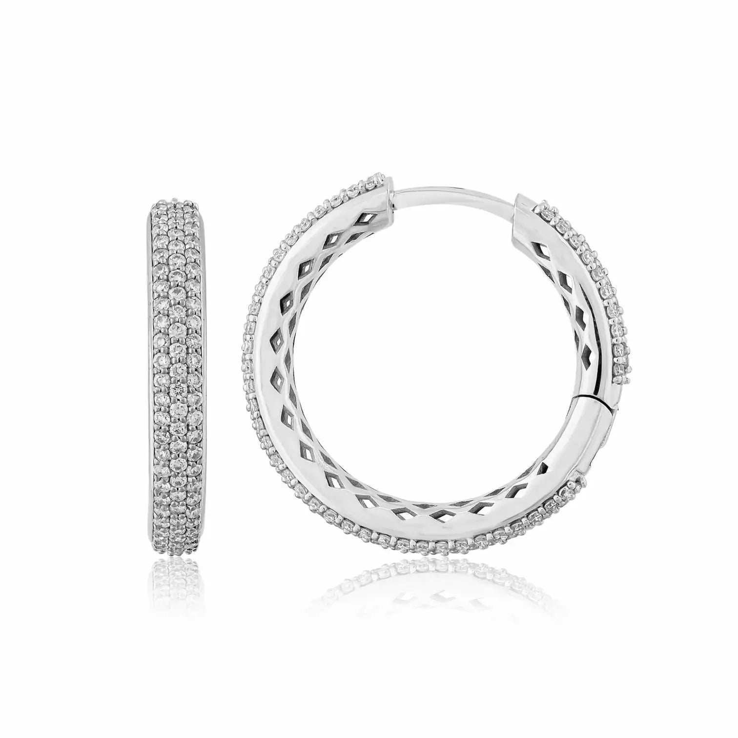 1,64 Karat Pırlanta Halka Küpe