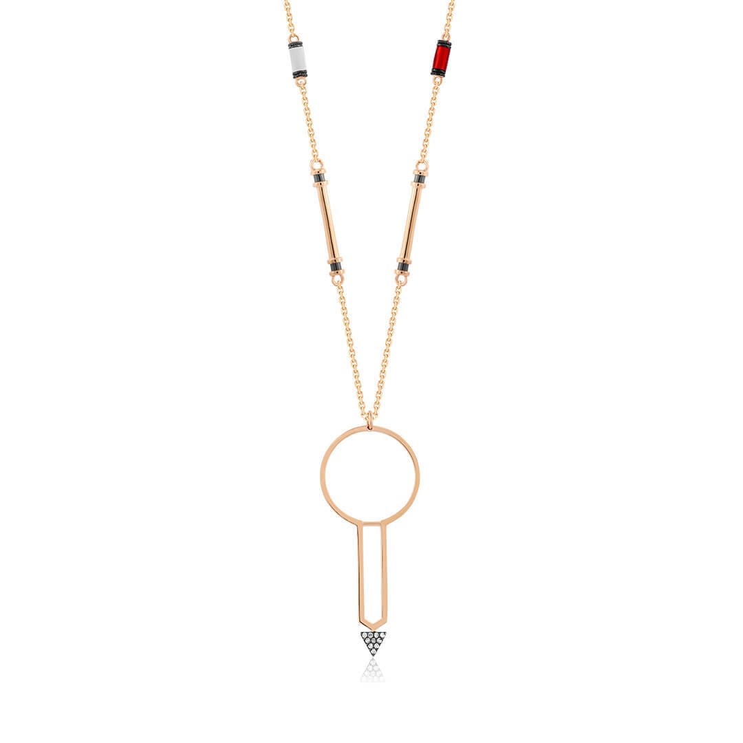 0,05 Karat Tasarım Pırlanta Kolye "Celestia"