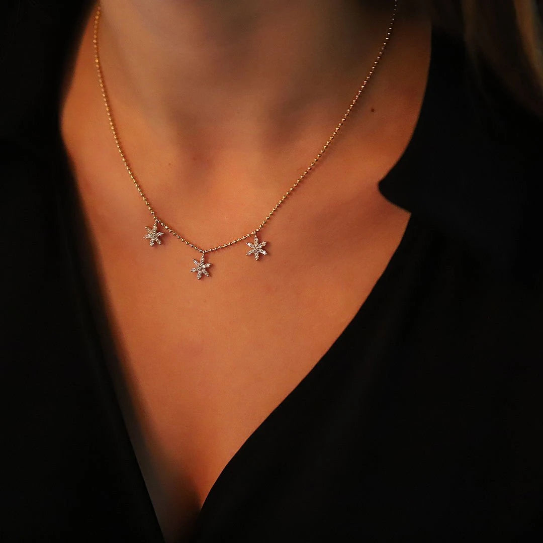 0,60 Karat Tasarım Pırlanta Kolye "Yıldız"