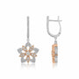 0,99 Karat Tasarım Pırlanta Küpe - Venta Jewelry