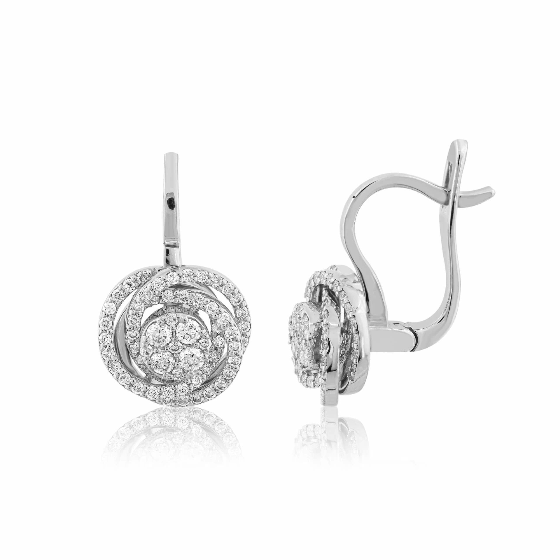 0,70 Karat Coronet Pırlanta Küpe