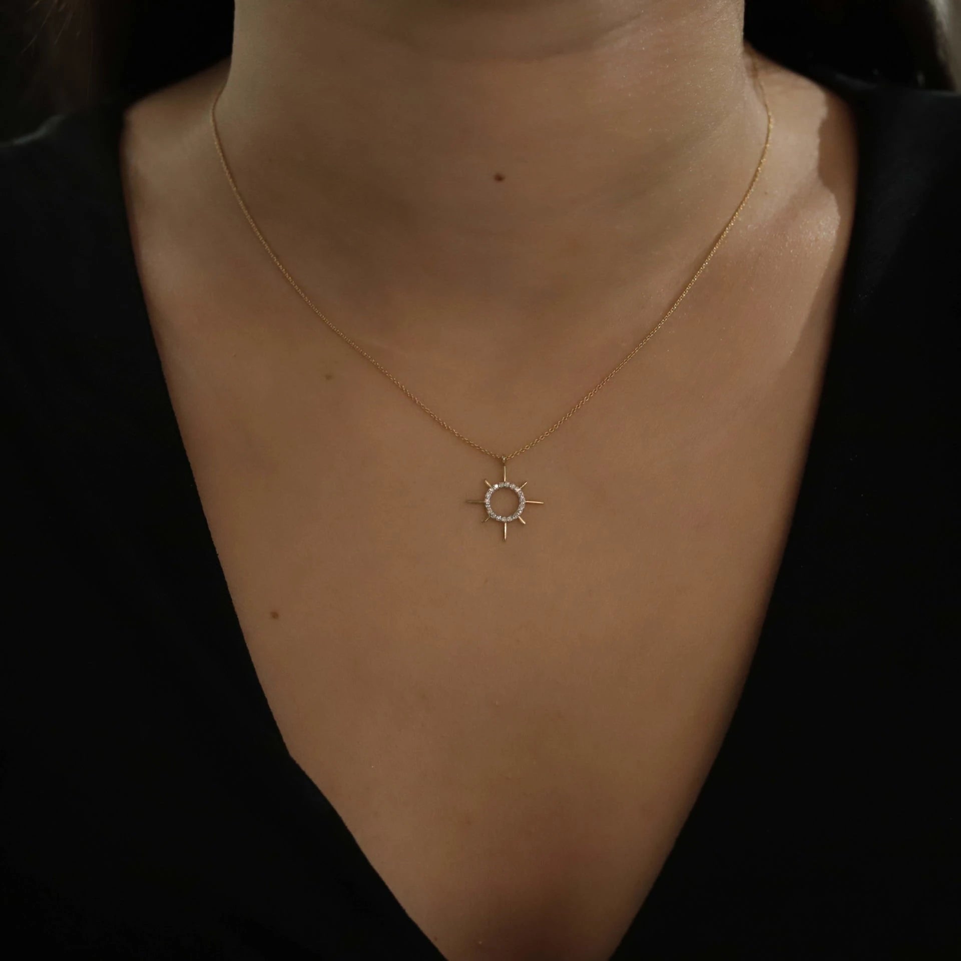 0,07 Karat Pırlanta Kolye "Dönüş" - Venta Jewelry