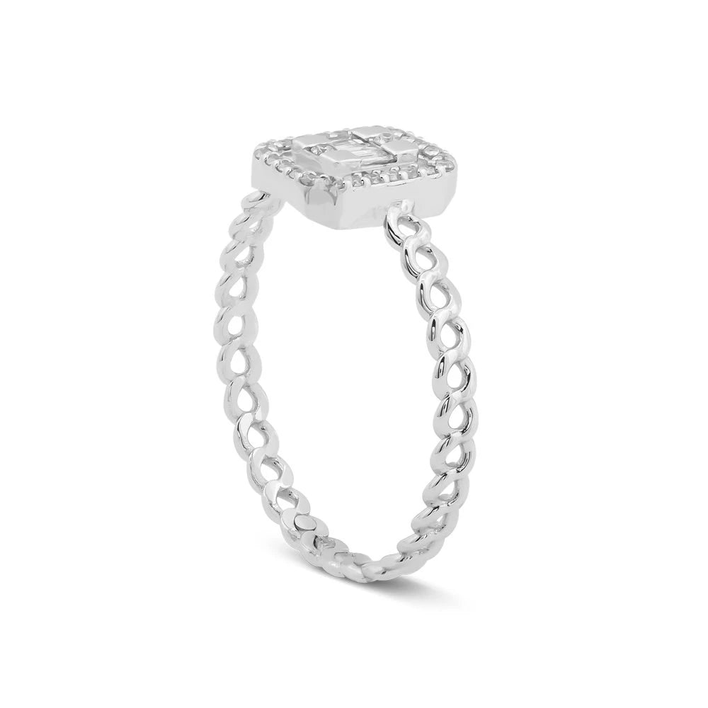 0,14 Karat Baget Pırlanta Yüzük