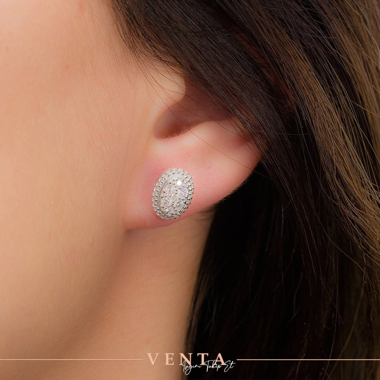 0,61 Karat Coronet Pırlanta Küpe "Alina"