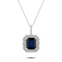 5,68 Karat Pırlantalı Safir Kolye - Venta Jewelry