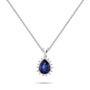 1,69 Karat Pırlanta Safir Kolye "Erna" - Venta Jewelry