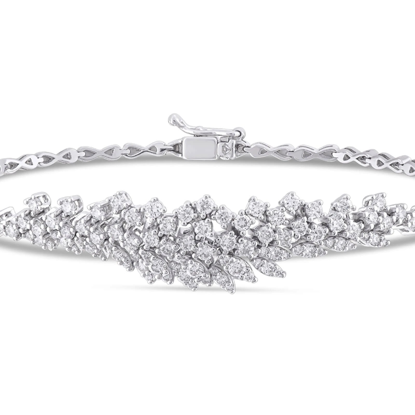 1,73 Karat Tasarım Pırlanta Bileklik - Venta Jewelry