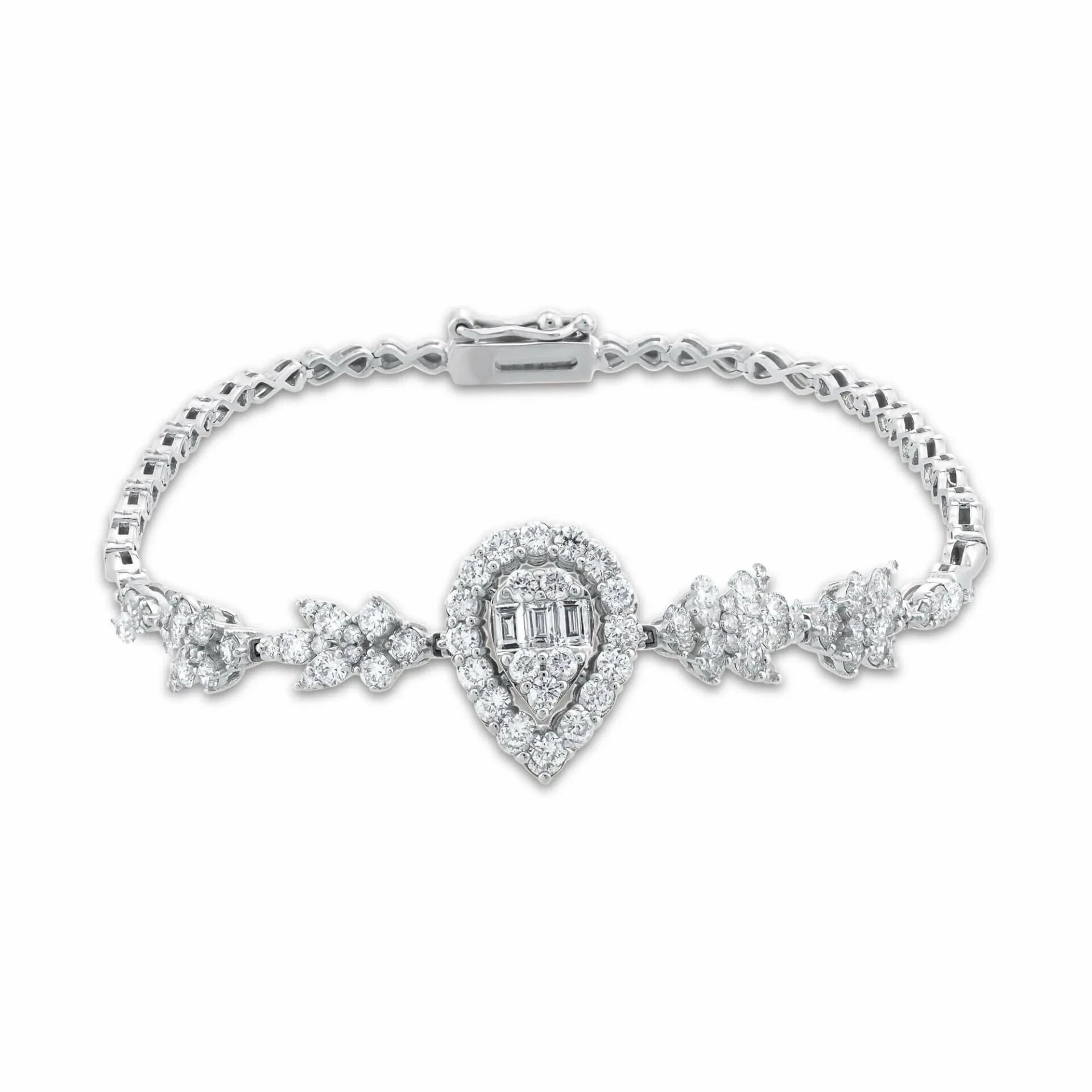 1,82 Karat Tasarım Pırlanta Bileklik