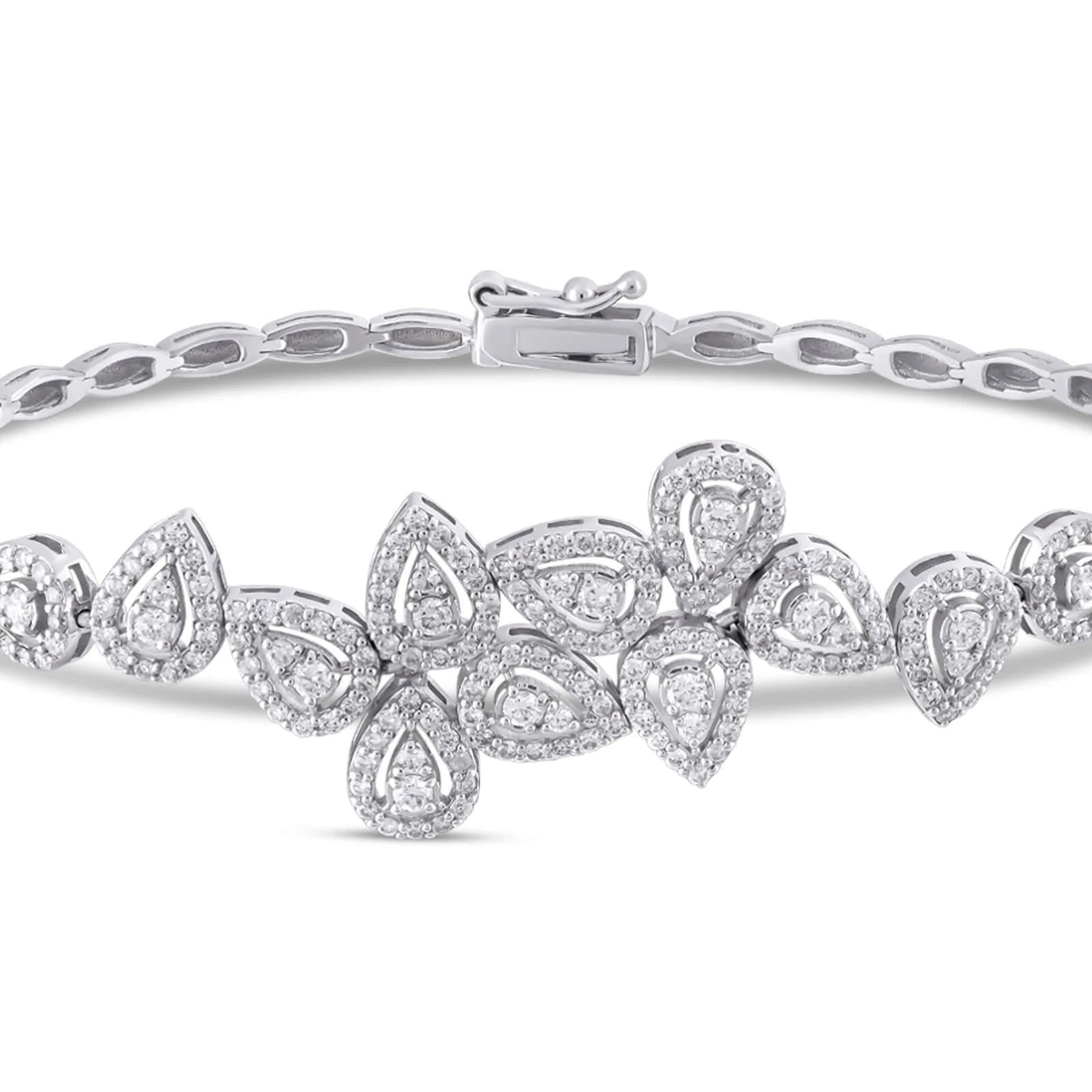 1,44 Karat Tasarım Pırlanta Bileklik - Venta Jewelry