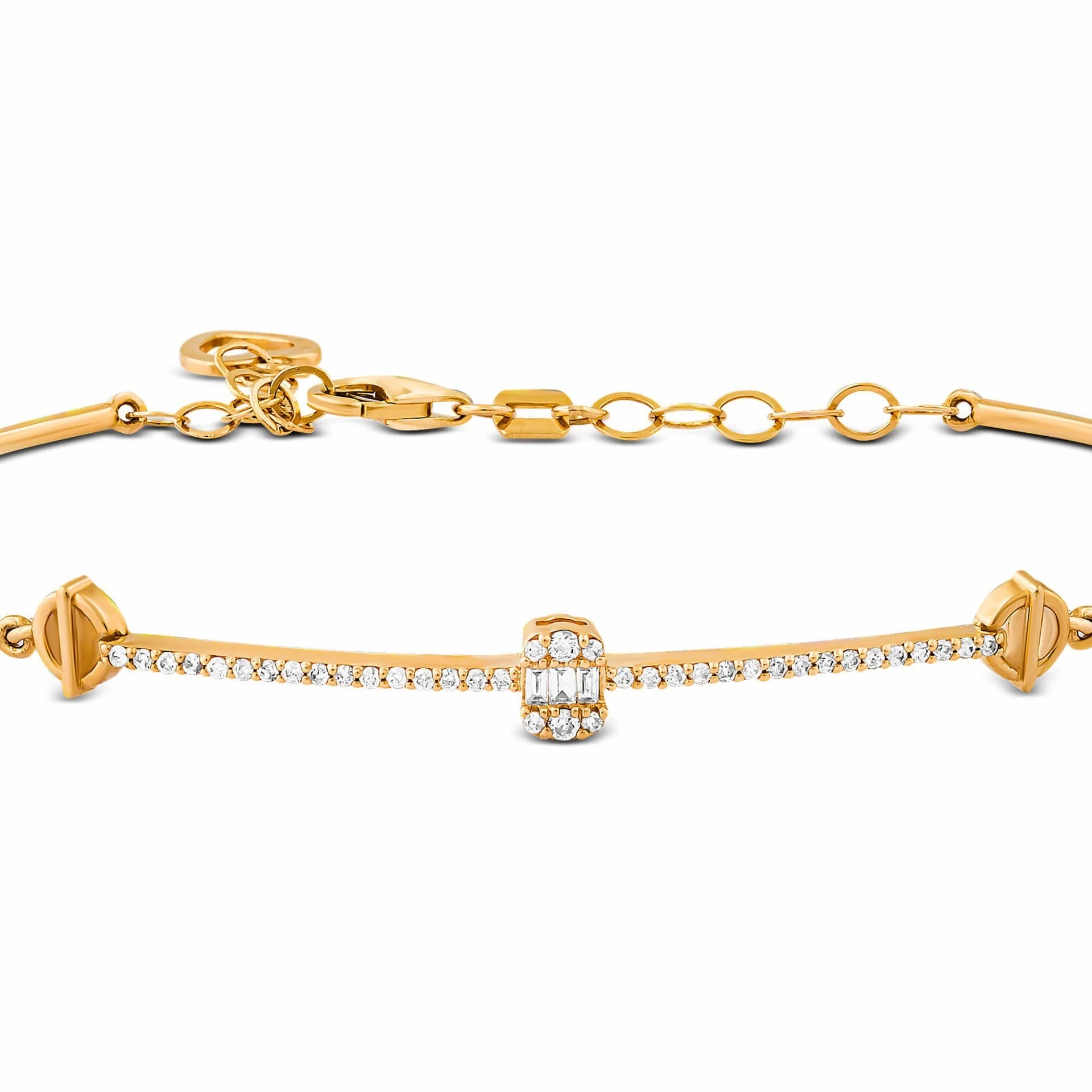 0,24 Karat Baget Pırlanta Bileklik