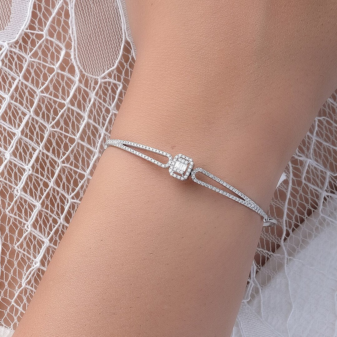 0,33 Karat Baget Pırlanta Bileklik