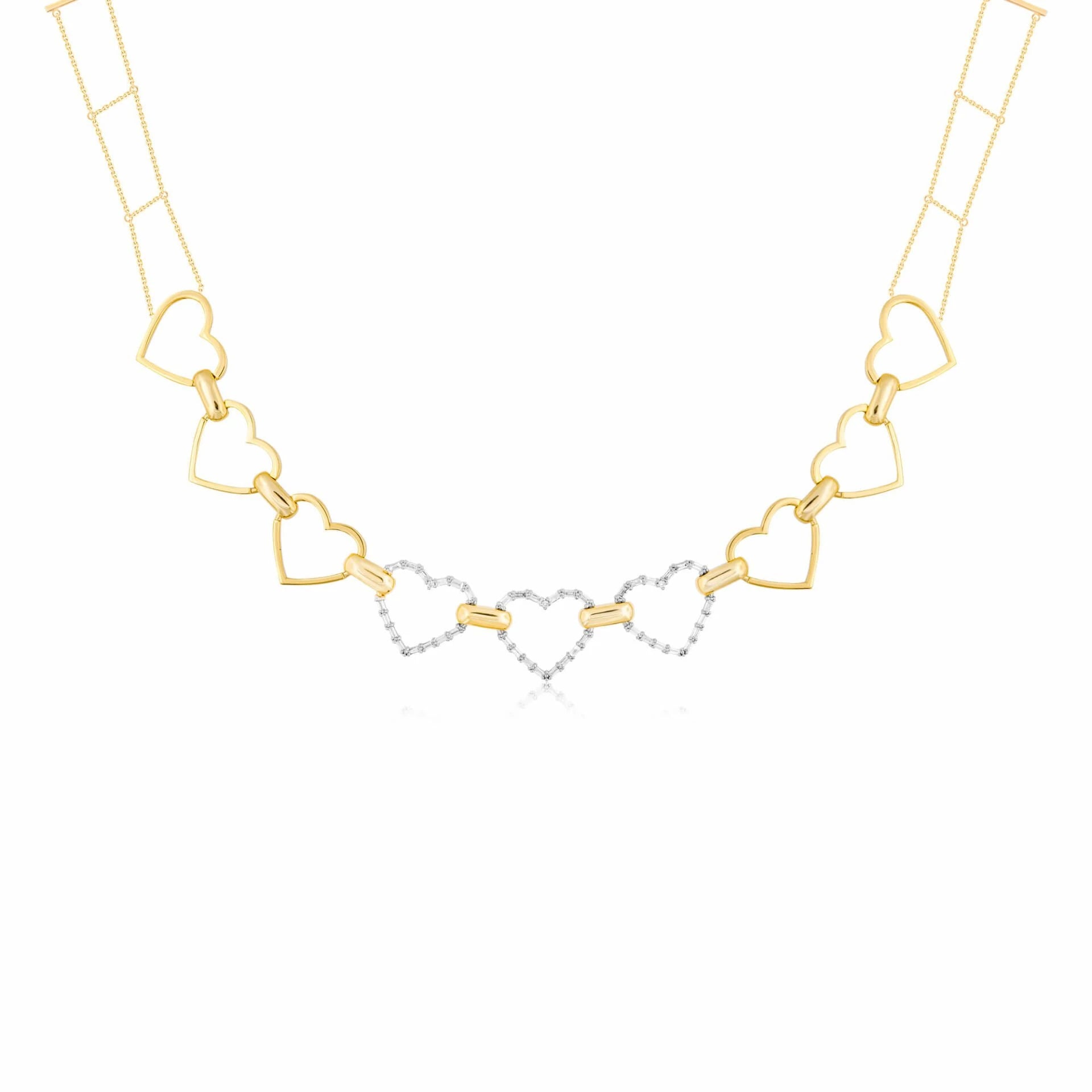 0,64 Karat Tasarım Pırlanta Kolye "Kalp"