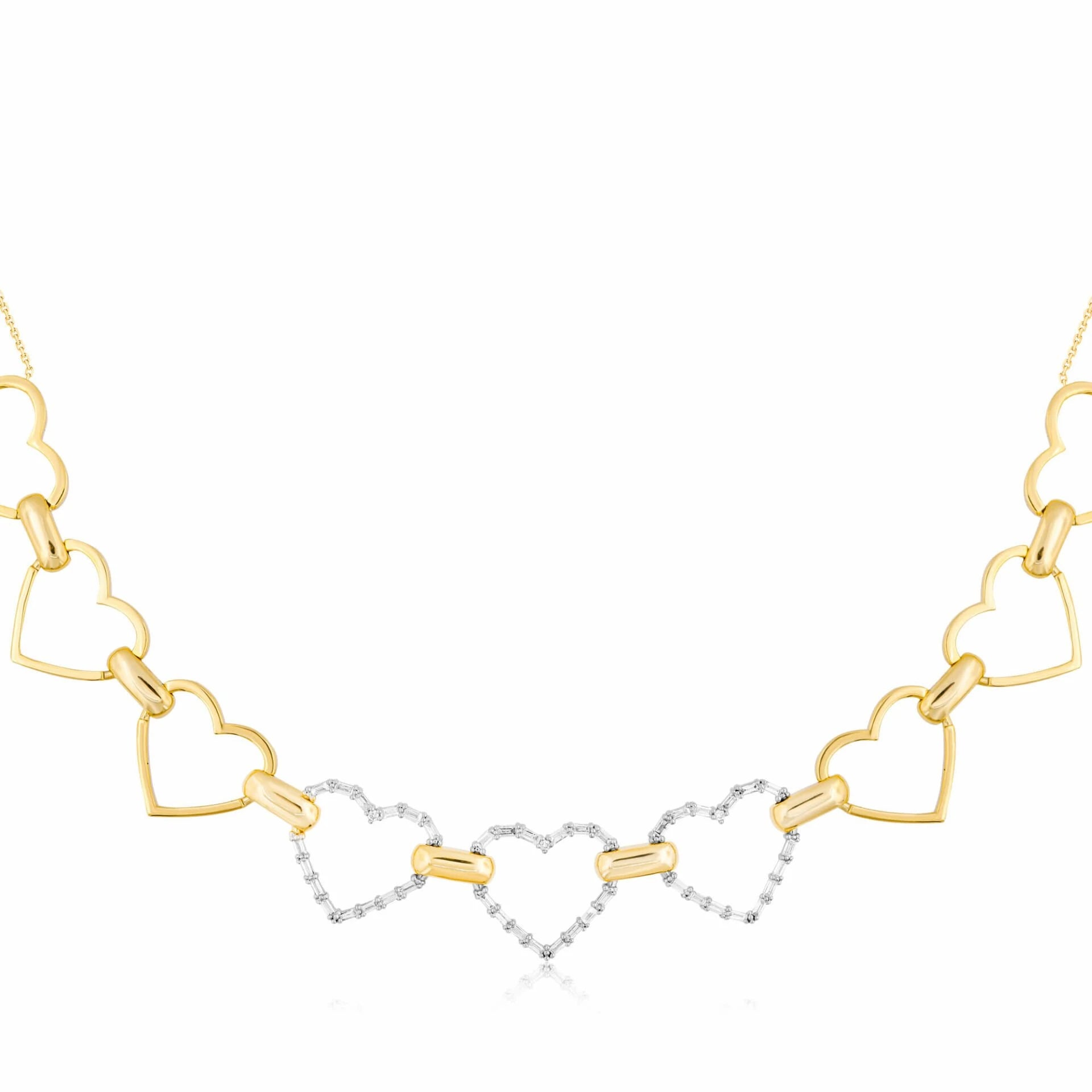 0,64 Karat Tasarım Pırlanta Kolye "Kalp" - Venta Jewelry