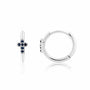 0,04 Karat Halka Küpe "Safir" - Venta Jewelry