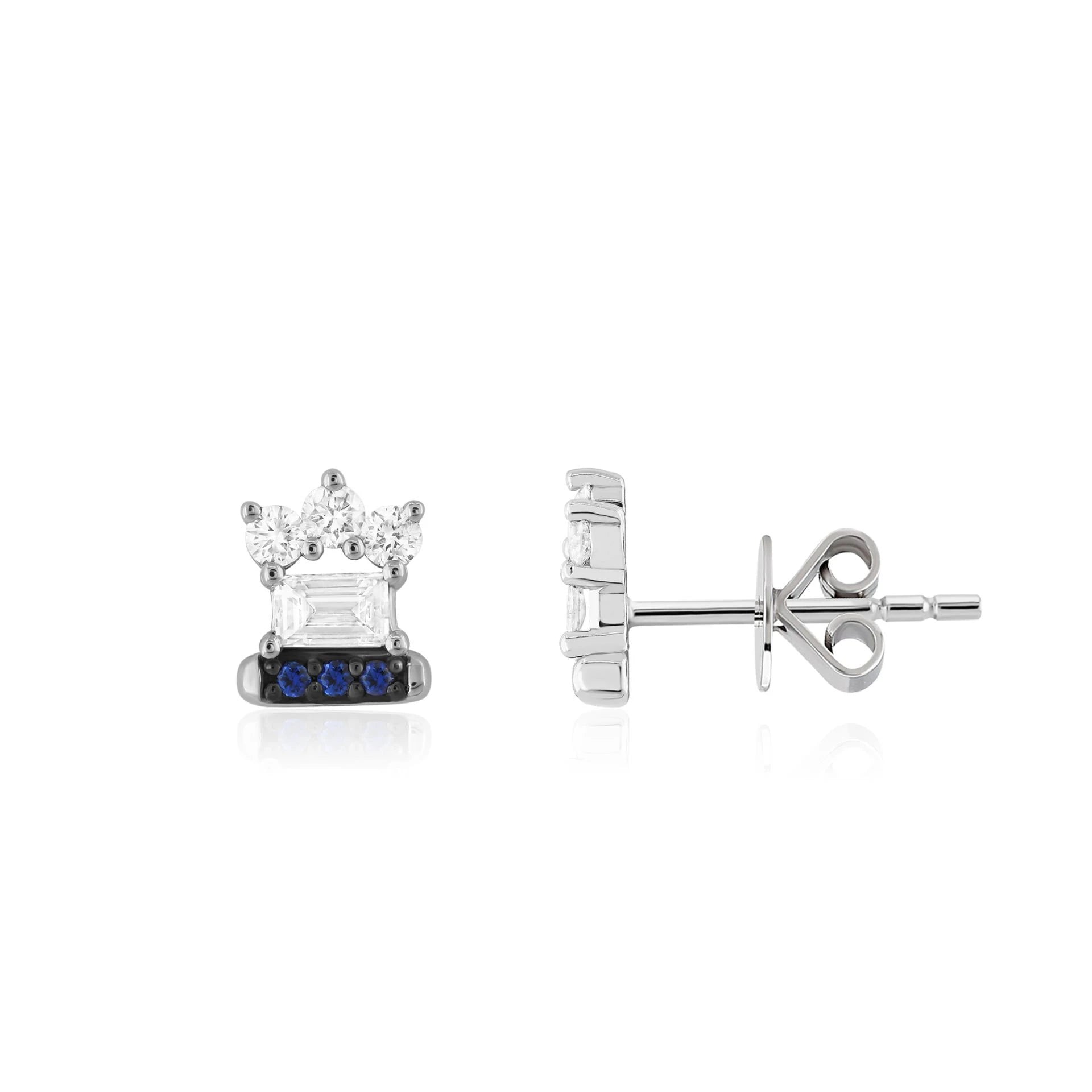 0,46 Karat Pırlantalı Küpe