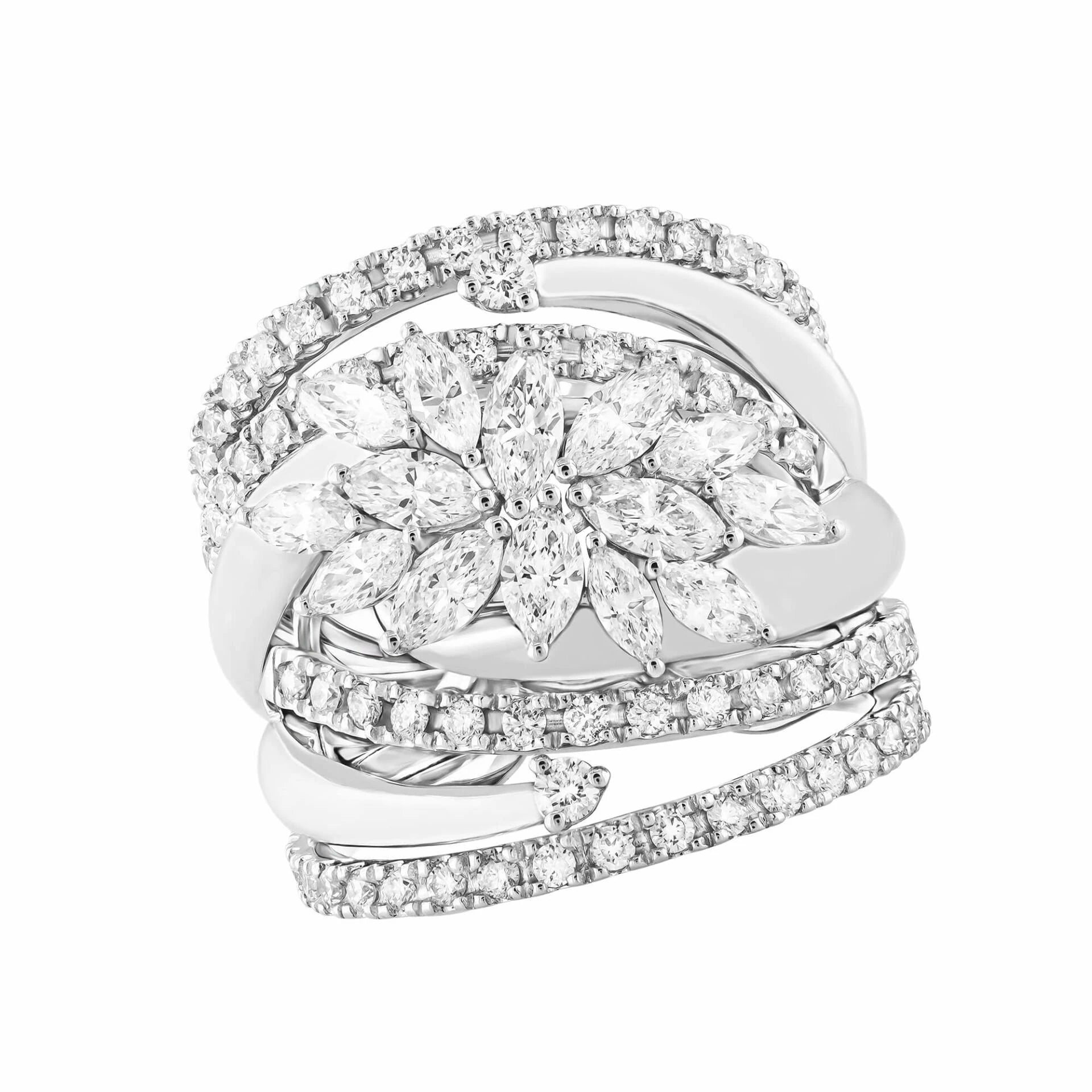 2,94 Karat Tasarım Pırlanta Yüzük "Markiz"