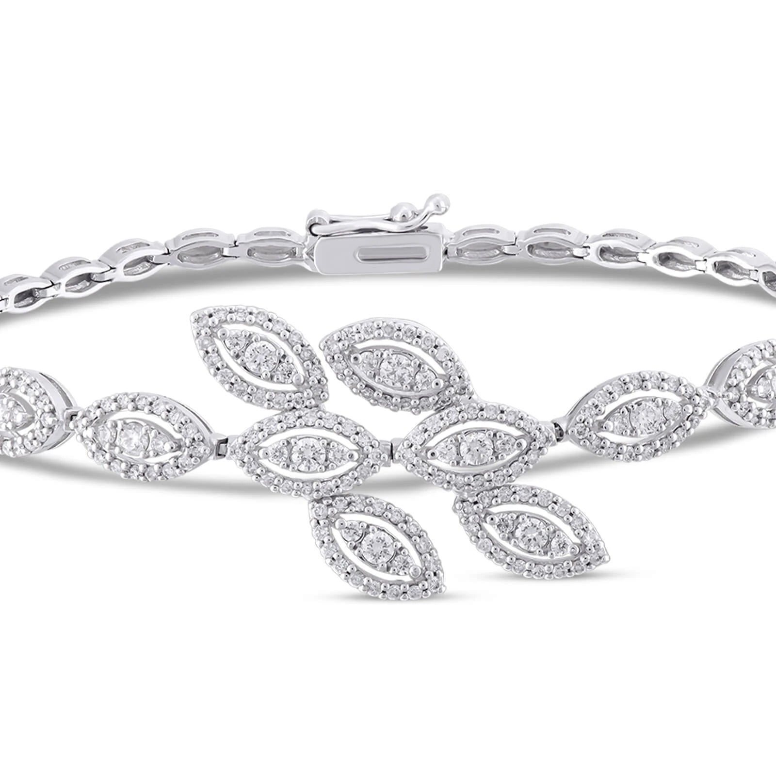 1,24 Karat Tasarım Pırlanta Bileklik - Venta Jewelry