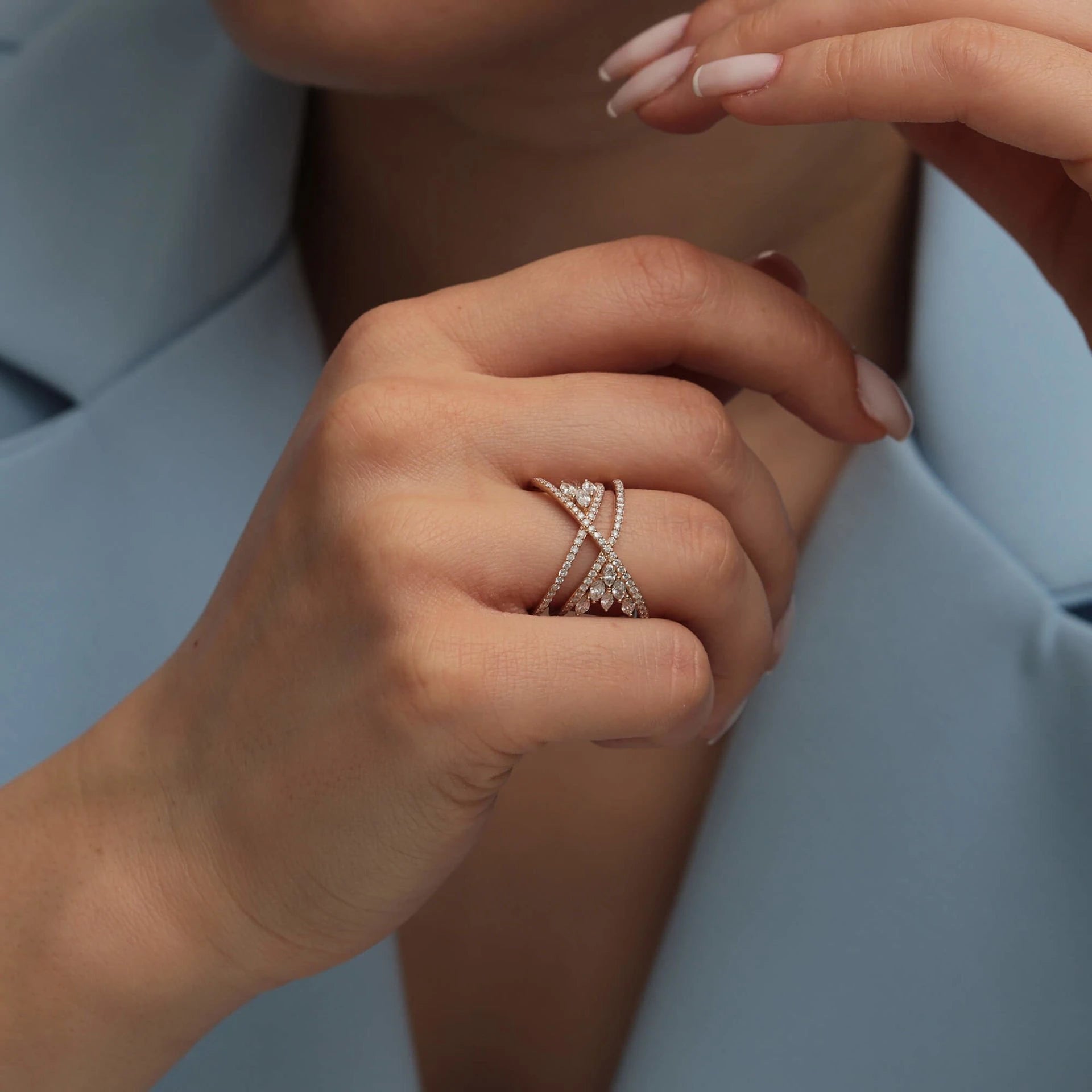 0,91 Karat Tasarım Pırlanta Yüzük