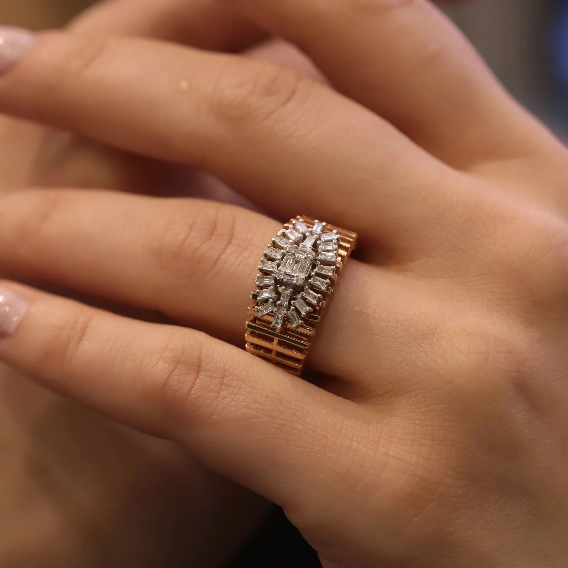 0,53 Karat Tasarım Pırlanta Yüzük