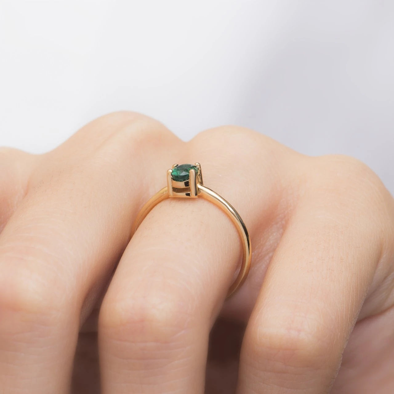 0,45 Karat Zümrüt Yüzük