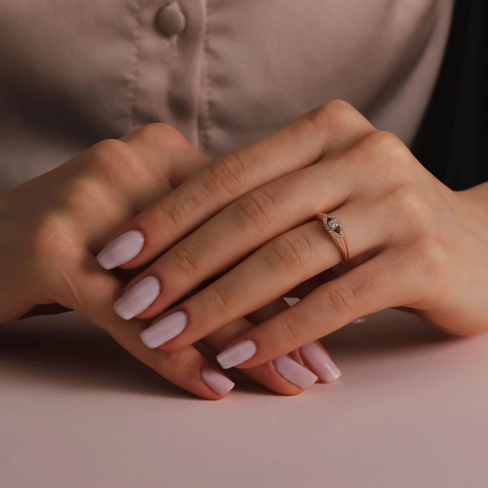 0,22 Karat Tasarım Pırlanta Yüzük