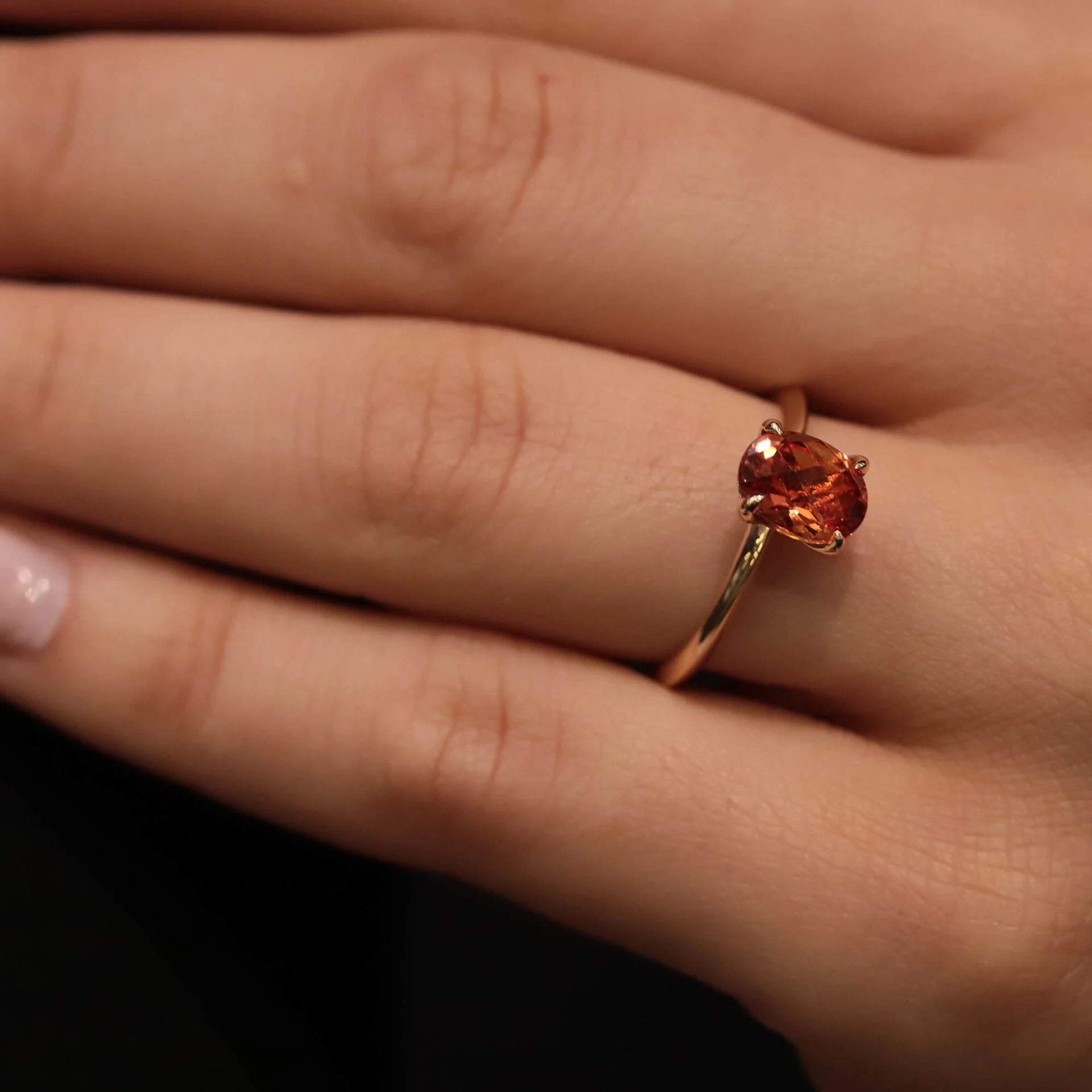 1,66 Karat Garnet Yüzük