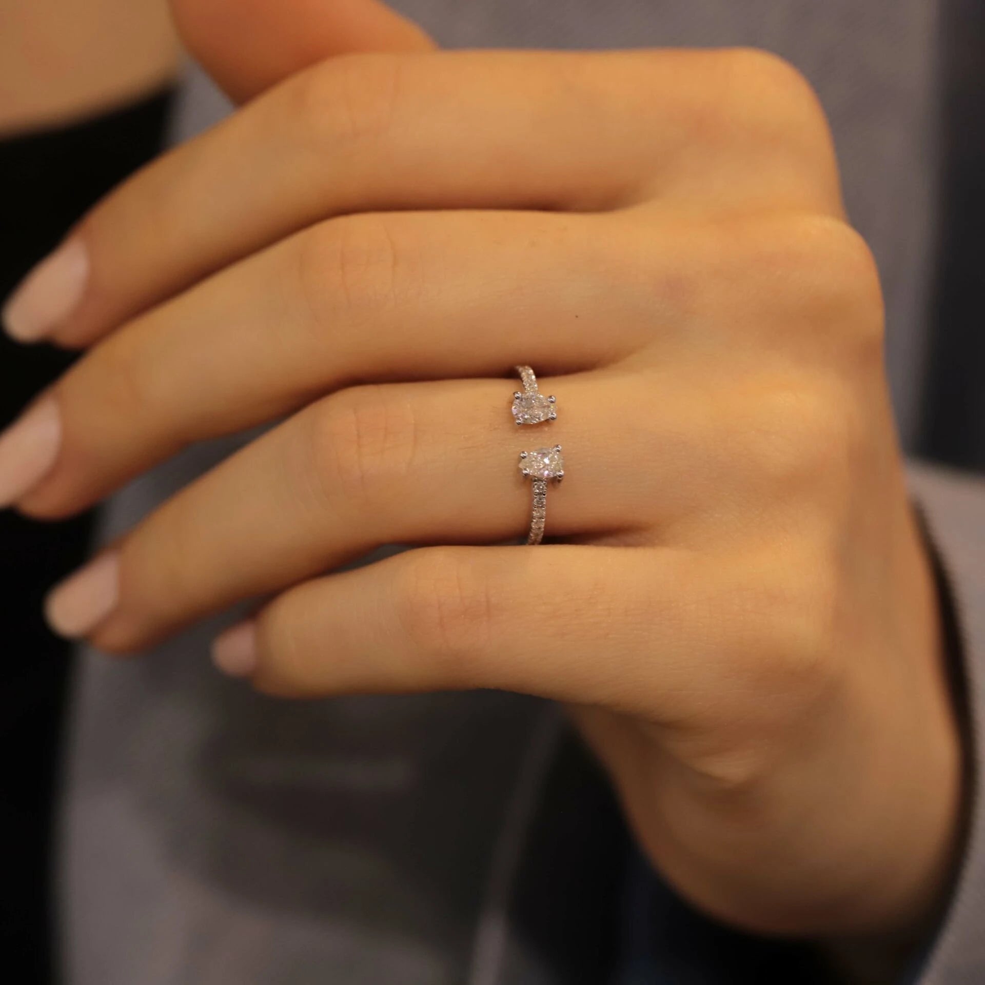 0,47 Karat Tasarım Pırlanta Yüzük