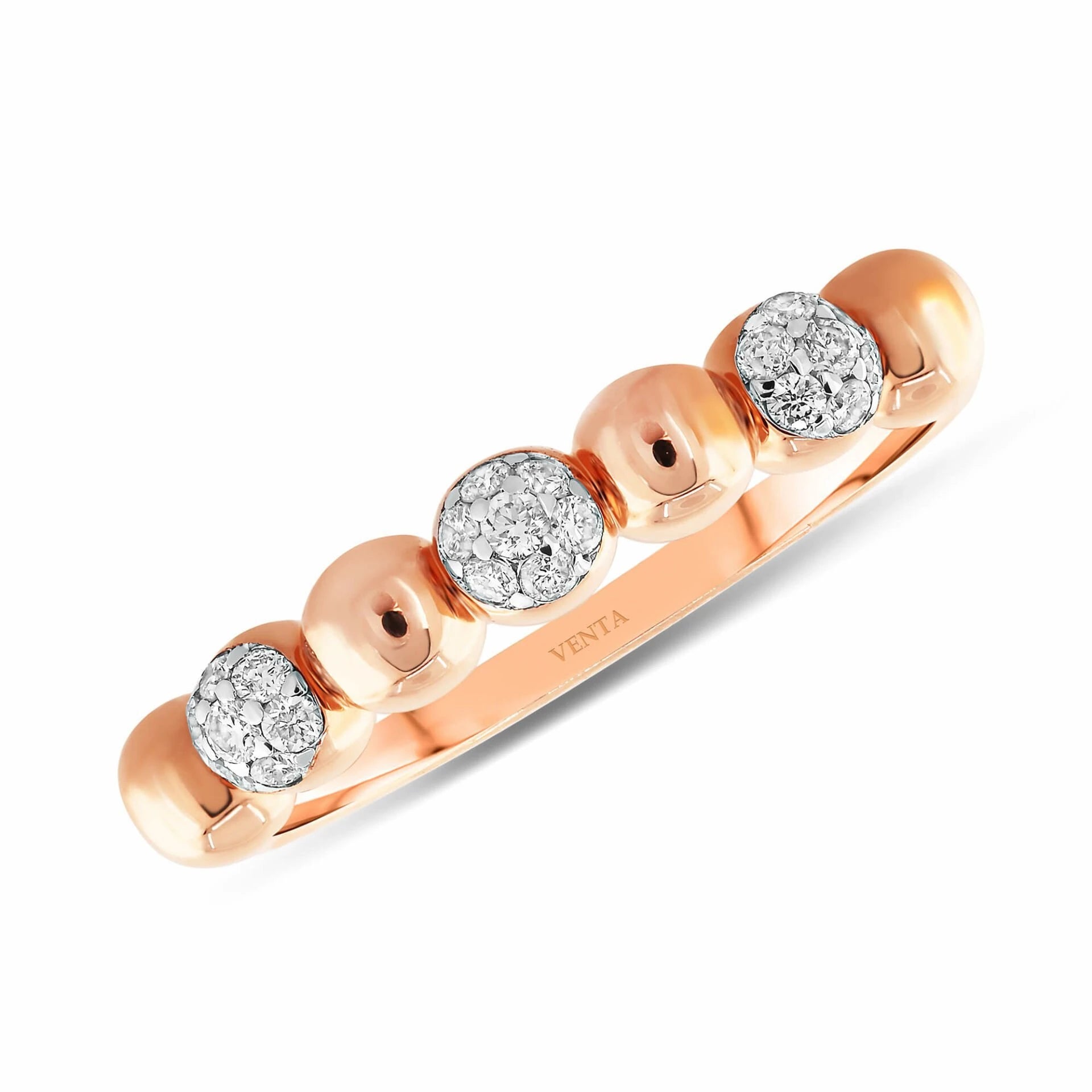 0,17 Karat Tasarım Pırlanta Yüzük "Top"