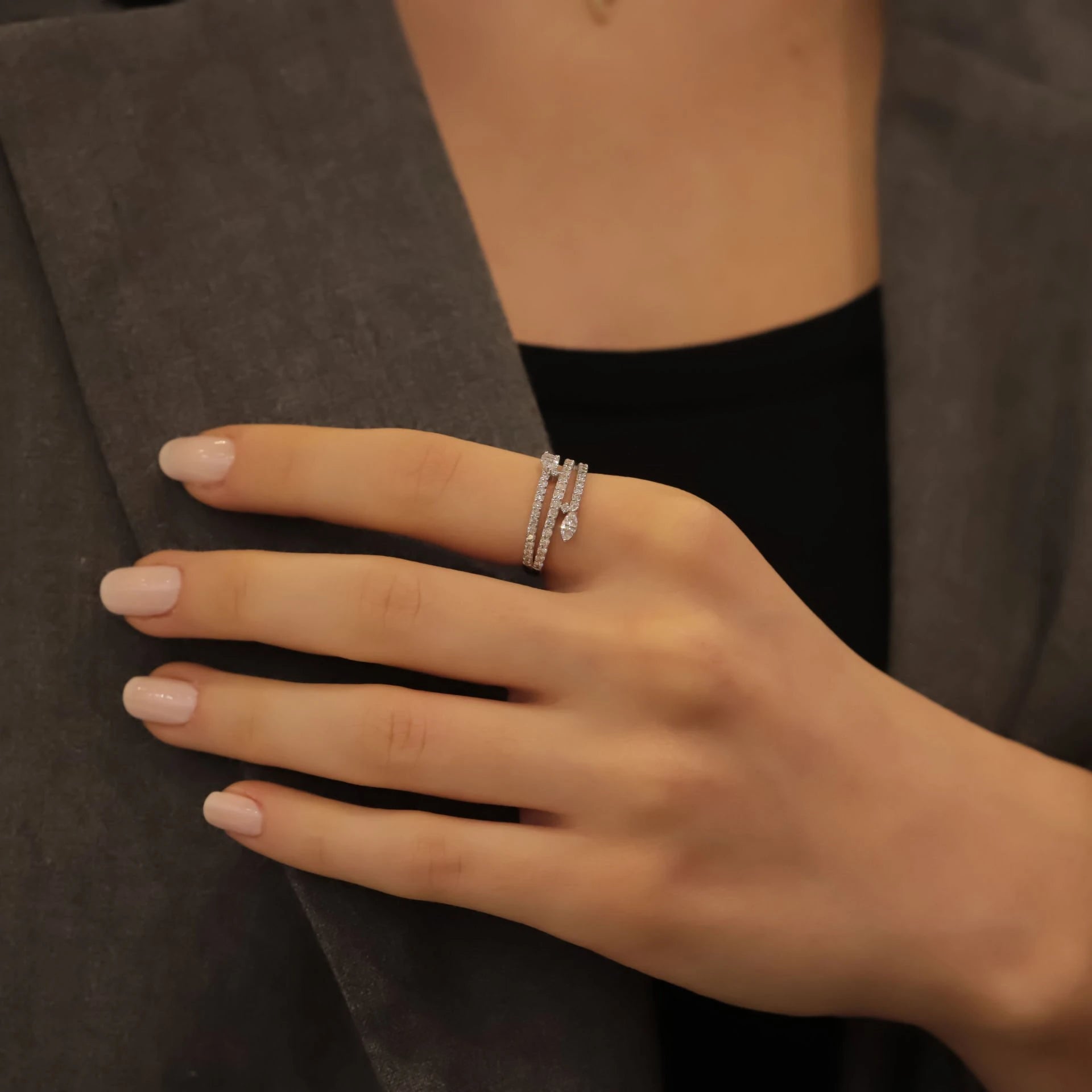 0,75 Karat Tasarım Pırlanta Yüzük