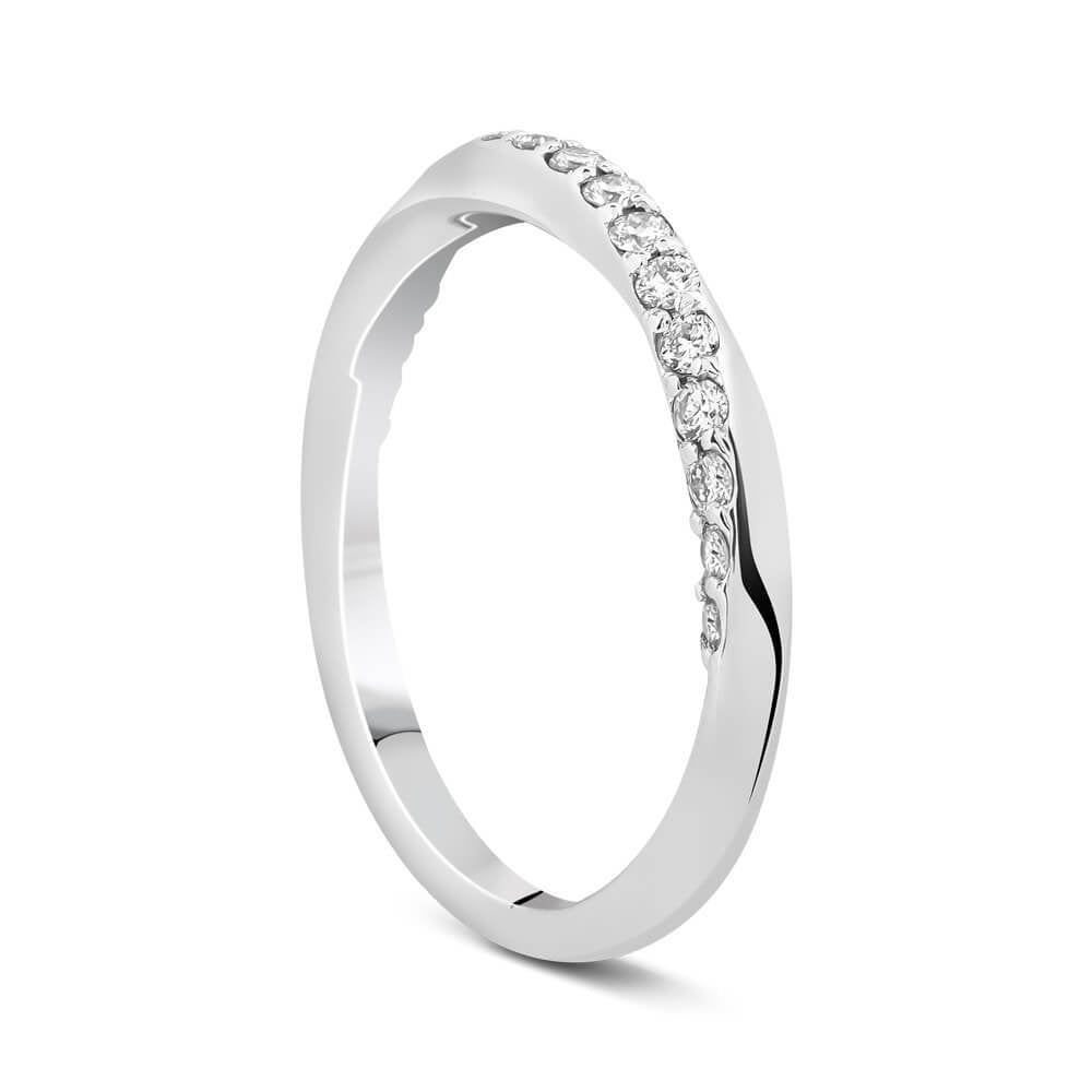 0,11 Karat Yarımtur Pırlanta Yüzük