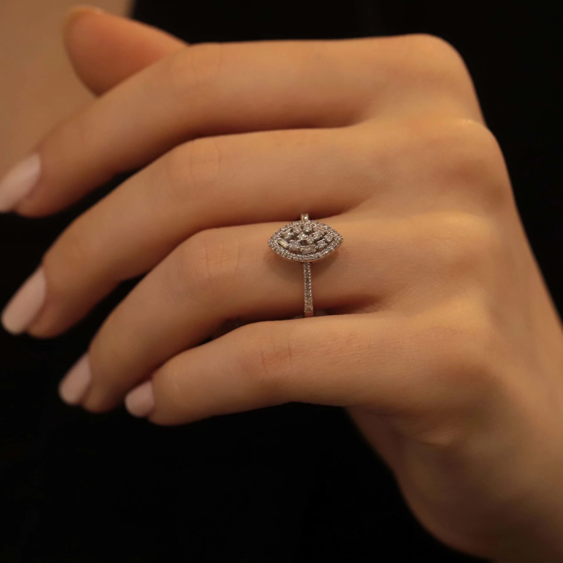 0,33 Karat Tasarım Pırlanta Yüzük