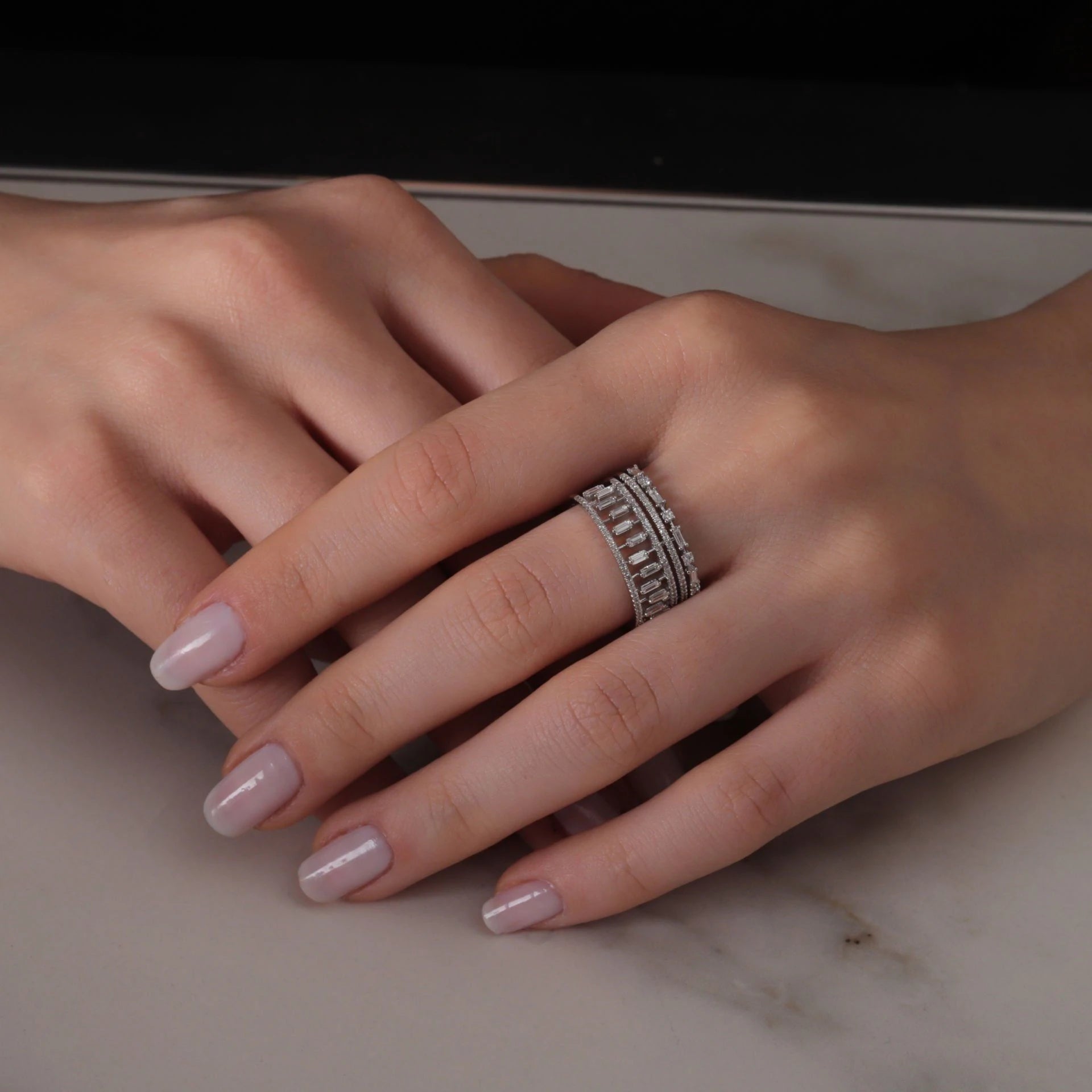 0,58 Karat Tasarım Pırlanta Yüzük