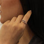 0,74 Karat Tasarım Pırlanta Yüzük "Damla" - Venta Jewelry