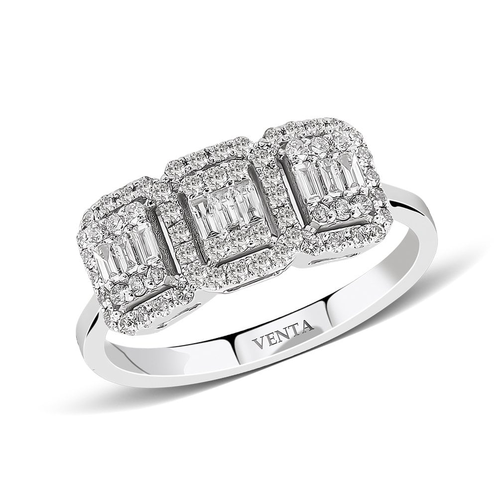 0,64 Karat Baget Pırlanta Yüzük "Füruzan"