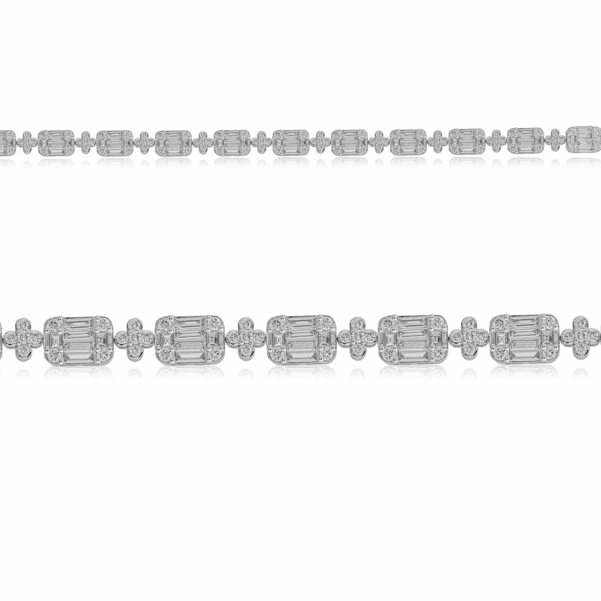 5,89 Karat Baget Pırlanta Bileklik - Venta Jewelry