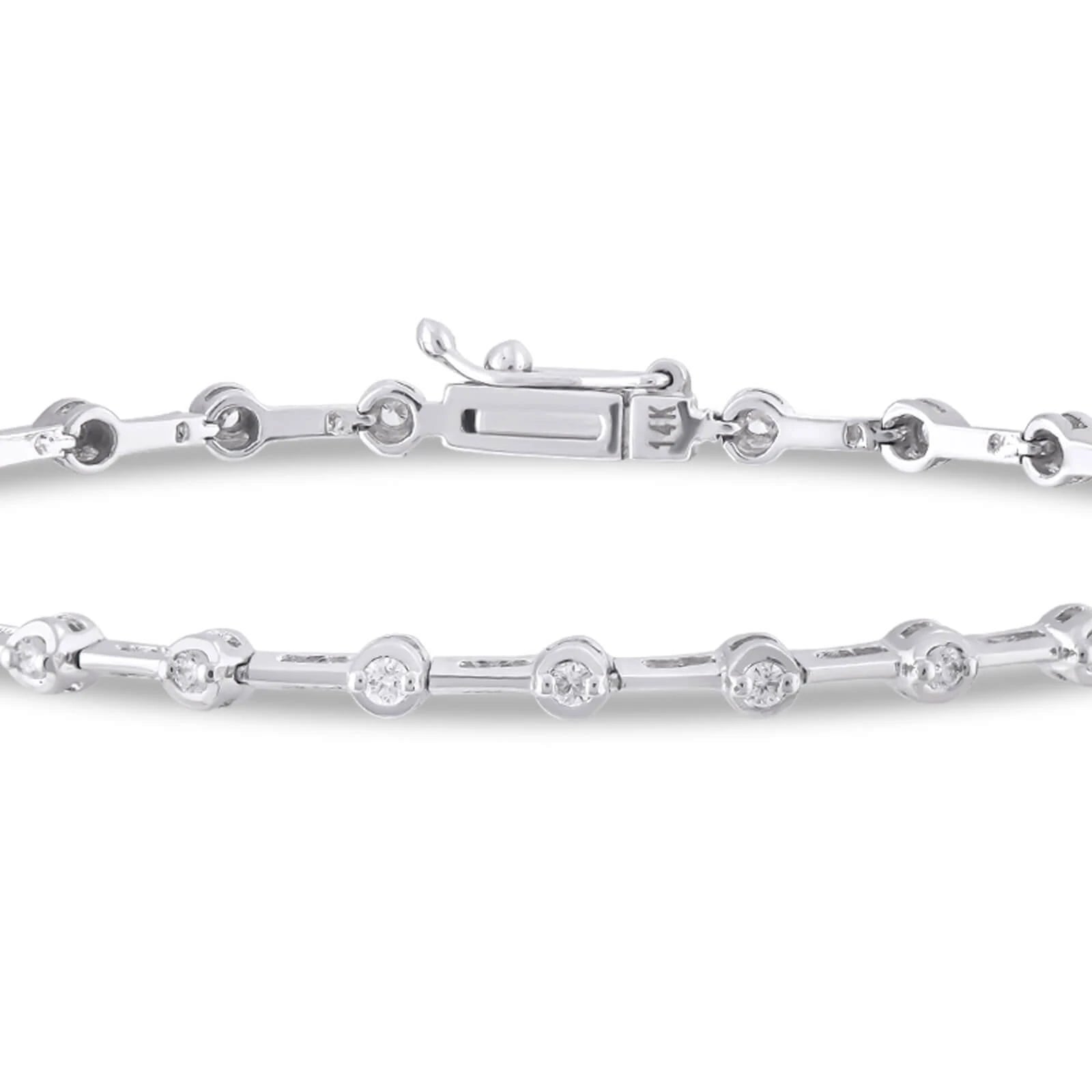 0,50 Karat Suyolu Pırlanta Bileklik