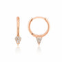 0,10 Karat Pırlanta Halka Küpe - Venta Jewelry