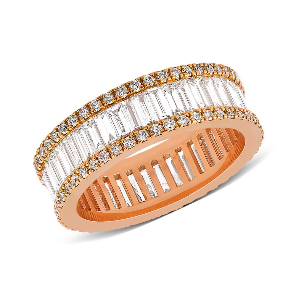 2,48 Karat Tamtur Baget Pırlanta Yüzük