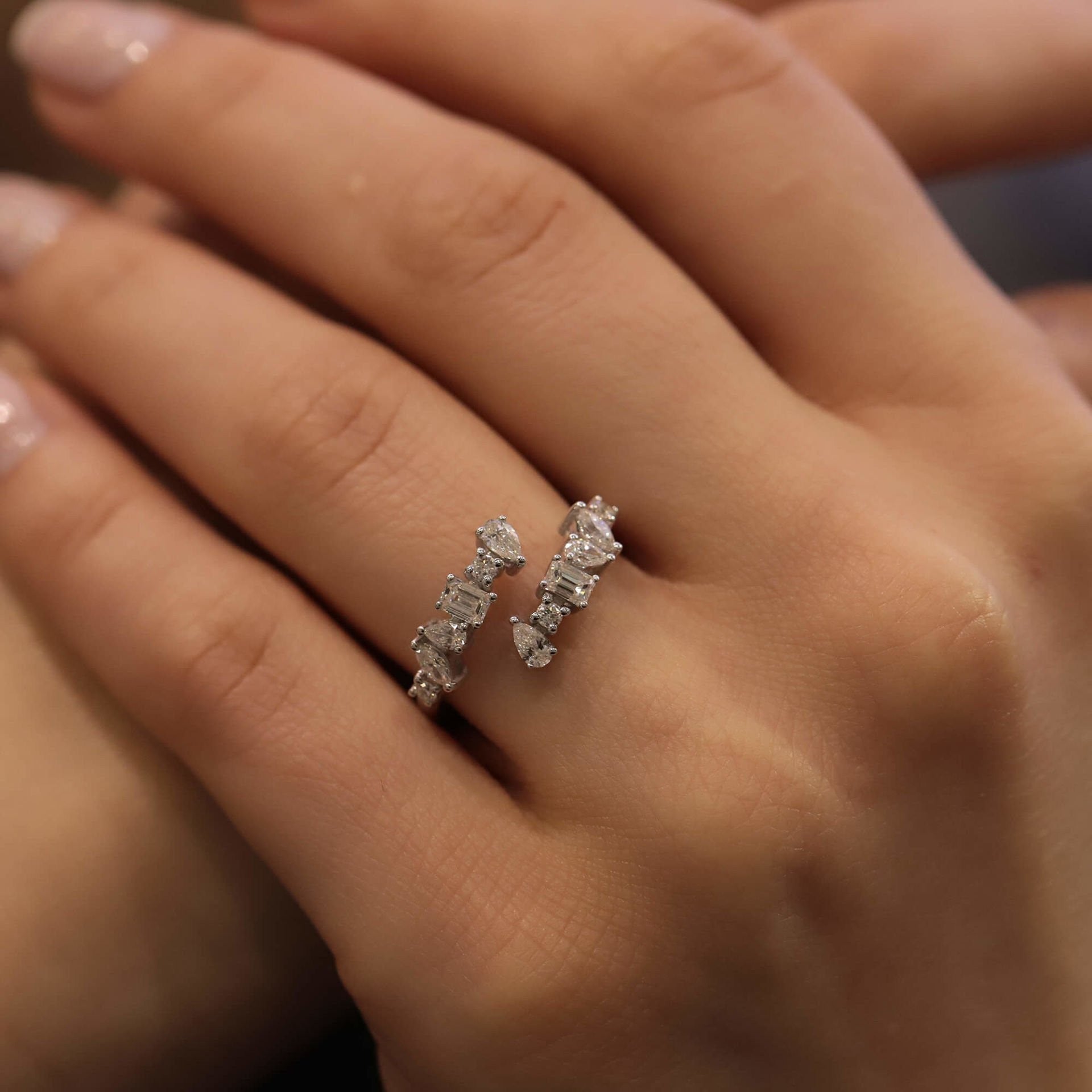 0,81 Karat Tasarım Pırlanta Yüzük